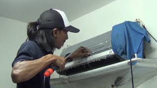 Cara Cuci Aircond Rumah 30 Minit DIY [upl. by Atikcir376]