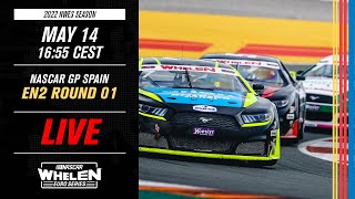 LIVE EuroNASCAR 2 Round 01  NASCAR GP SPAIN 2022 [upl. by Suiravat]