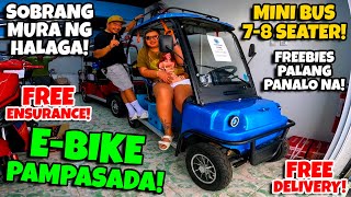 MINI BUS EBIKE PAMPASADA SOBRANG MURA NG HALAGA 78 SEATER NA FREEBIES PALANG PANALONG PANALO NA [upl. by Milon]