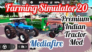 Farming Simulator 20 New Mod Fs 20 Indian Tractor and Map Mod farminggames fs20mods fs23mods [upl. by Malaspina]