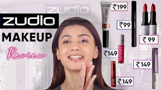 Zudio Makeup 😱 All 17 Products at Just Rs 2000  HONEST Makeup Review amp Tutorial  Sush Dazzles [upl. by Rebeca]