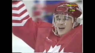 1994 Winter Olympics  All Canada Goals Eurosport [upl. by Artemas252]