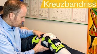 Kreuzbandriss  Diagnose Behandlung OP Nachsorge [upl. by Ecirtnuahs390]