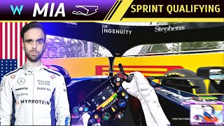 F1 2024 Full Career Mode MIAMI GP  Sprint Qualifying  Williams FW46 [upl. by Heisser]