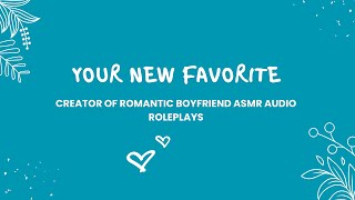 Producer of Asmr Boyfriend Audio Roleplays filled with Romance [upl. by Leviram]