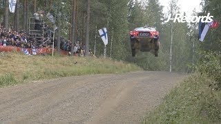 WRC Rally Finland 2019  FLAT OUT amp BIG JUMPS [upl. by Elna143]