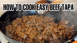 BEEF TAPA EASY TO COOK [upl. by Iilek652]