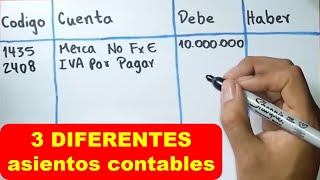 Contabilización del IVA ejercicio con diferentes casos compras y ventas [upl. by Aihseyk]