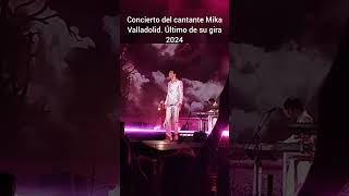 Cantante Mika Concierto Valladolid España 3 septiembre 2024 Último de su gira Fantástico [upl. by Sofer643]