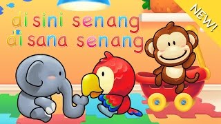 Lagu Anak Indonesia  Di Sini Senang Di Sana Senang [upl. by Wennerholn]