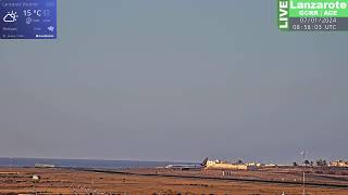 🟢 612024 LIVE LANZAROTE AIRPORT  CLOSEST WEBCAM  Nighttime 153 [upl. by Ilyse]