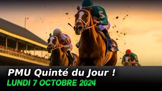 Présentation Quinté Pmufr lundi 7 oct à Enghien  course poursuite entre Helecho et Hasard dErable [upl. by Carder]