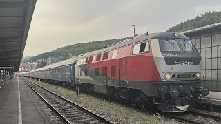 Umgeleiteter Autoreisezug in Waldshut [upl. by Omer]