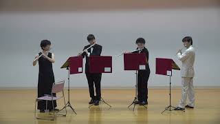 コロラトゥーラ 八木澤教司 銀のフルートヴァージョン フルート4重奏 Capricious Winds Satoshi YAGISAWA Silver Flute Flute Quintet [upl. by Nwahsed]