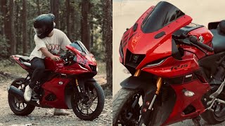 MY R15 V4 NEW MODIFICATIONS♥️ MOST DECENT MODIFIED R15 IN INDIA🇮🇳 WALI VLOGS  R15V4 trending [upl. by Nollaf582]