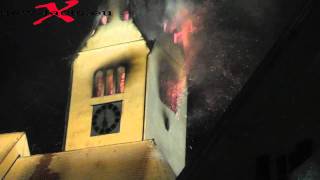 Brand der Kirche in Wald HD [upl. by Lerual505]