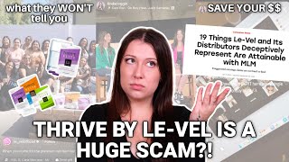 Thrive by Level Is A HUGE SCAM WATCH THIS BEFORE JOINING [upl. by Lorant]