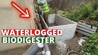 How To Construct a Biodigester In a Waterlogged Area  Three 3 Key Tips [upl. by Soloman]