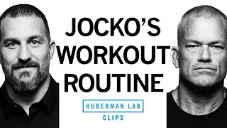 Jockos Workout Routine  Jocko Willink amp Dr Andrew Huberman [upl. by Tnecillim]