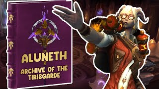 Archive of the Tirisgarde Aluneth  Mage Legion Order Hall  Dalaran History [upl. by Mansfield135]