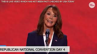 Wisconsin billionaire Diane Hendricks tells her business success story in 2024 RNC speech [upl. by Viguerie941]