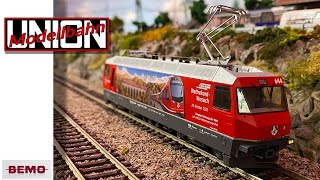 Produktpräsentation BEMO Elektrolokomotive Ge 44 III Rhätische Bahn RhB  Spur H0  187 [upl. by Tloc]