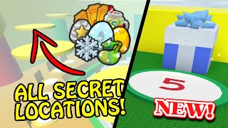 ALL NEW SECRET ITEM amp GIFT BOX LOCATIONS Beesmas Update Bee Swarm Simulator [upl. by Nnylodnewg]