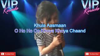 Khoya Khoya Chand Karaoke Song With Scrolling Lyrics [upl. by Artenak]