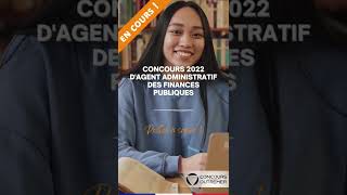 Concours 2022 dagent administratif finances publiques [upl. by Helsell]