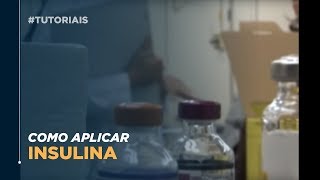 Como Aplicar a Insulina [upl. by Ela]