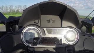 BMW K 1600 Grand America Beschleunigung 0162 kmh Topspeed im 4 Gang [upl. by Notyarb]