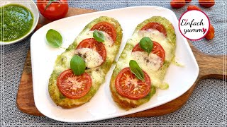 Laugenstange Caprese 😋 mit selbstgemachtem Pesto  Thermomix® TM5TM6 [upl. by Kendra]