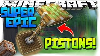 Minecraft  Como hacer SUPER PISTONES EPICOS con un solo clic  SIN MODS 111 [upl. by Hirz650]