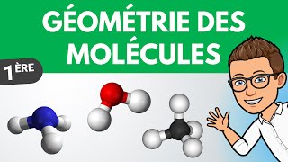 Comment déterminer la géométrie dune molécule   1ère spé  PhysiqueChimie [upl. by Ateuqahs25]