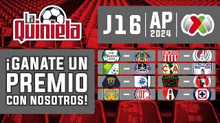 La Quiniela de la Liga MX  Jornada 16 del APERTURA 2024 [upl. by Mcneil816]