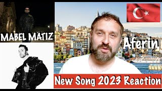 MABEL MATIZ quotAferinquot 2023 REACTION Video  Turkish Alt Pop [upl. by Assirem]