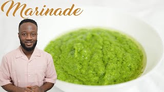 Le Secret de la Marinade Verte assaisonnement vert délicieux  Cameroun [upl. by Naivaf]