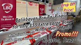 LBC Houston Branch inside Cherry FoodaramaAuthorize Dealer  Balikbayan Box 2022 Price Update [upl. by Eatton]