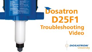 Dosatron D25F1 Troubleshooting Video [upl. by Flavius]