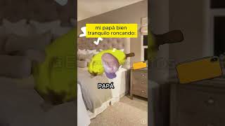 POV Cuando mi papá pone su alarma meme de gatos [upl. by Esinet]