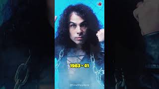 Ronnie James Dio tribute ronniejamesdio throughtheyears singer dio heavymetal hardrock [upl. by Atinram]