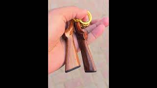 Gunstock Keyring gunindia automobile gizmoway gunally car keychain [upl. by Anyzratak92]