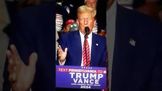 Trump in Johnstown Paquot Its Not RamblingI Do The Weave quot election2024 donaldtrump news [upl. by Farra]