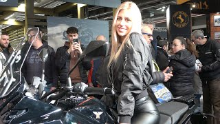 Moto Morini Collection at Motor Bike Expo Verona 2024  MBE Girls  Like n Subscribe [upl. by Ahsehyt]