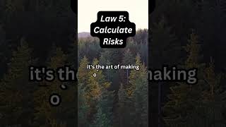 The 50th Law  Law 5  Calculate Risks darkpsychologypsychologyfacts psychology manipulation [upl. by Kellyn]