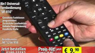 auvisio 8in1 UniversalFernbedienung quotUF810quot [upl. by Scrope454]