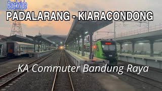 BackRide Seru Kereta Api Commuter Bandung Raya Padalarang ke Kiracondong [upl. by Sanbo]