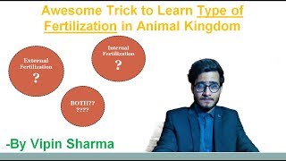 Awesome Trick to Learn External and Internal Fertilization in various Phylums of Animal Kingdom [upl. by Nguyen]