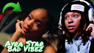 She A Vibe🔥LoftyLiyah Reacts To Ayra Starr  Bad Vibes ft Seyi Vibez [upl. by Kcirdnek293]