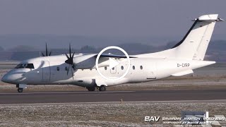 Dornier 328  MHS Aviation DCIRP  landing at Memmingen Airport [upl. by Gabriele]